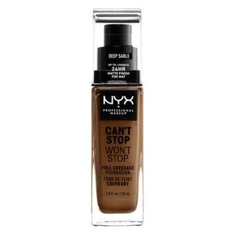 Crème Make-up Base NYX Can\'t Stop Won\'t Stop Deep Sable (30 ml)