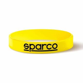Bracelet Sparco Yellow Silicone 9 cm (One size) (10 Units)