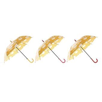 Umbrella DKD Home Decor Metal PoE (104 x 104 x 82 cm) (3 Units)