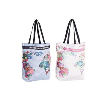 Women\'s Handbag DKD Home Decor Polyester Nylon Impermeable 2 Units Tote bag (43 x 15 x 66 cm)