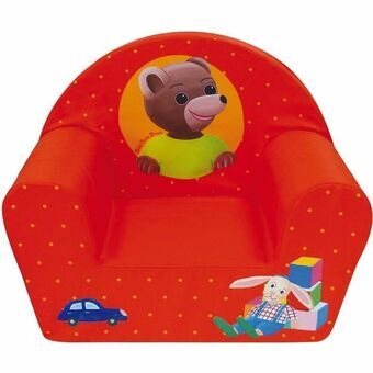 Child\'s Armchair Fun House 712583 Bear 52 x 33 x 42 cm Red