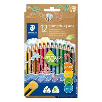 Colouring pencils Staedtler Noris Colour Jumbo 12 Pieces Multicolour
