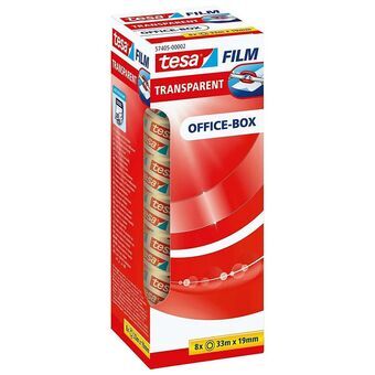 Adhesive Tape TESA Office-Box Transparent polypropylene Plastic 8 Pieces 19 x 33 mm