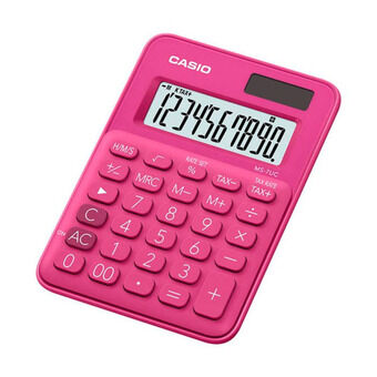 Calculator Casio MS-7UC Pink Red Plastic