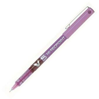 Liquid ink ballpoint pen Pilot Roller V-5 Violet 12 Units