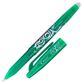 Liquid ink ballpoint pen Pilot Frixion Ball Green 12 Units