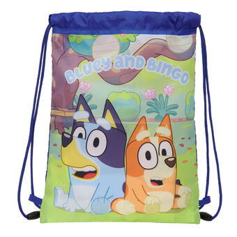 Backpack with Strings Bluey Navy Blue 26 x 34 x 1 cm