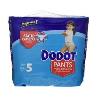 Disposable nappies Dodot Dodot Pants Size 5 12-17 kg 30 Units
