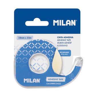 Adhesive Tape Milan Transparent 33 m Blue PVC