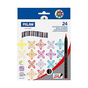 Set of Felt Tip Pens Milan 24 Pieces