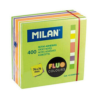 Notepad Milan Fluo Self-adhesives (7,6 x 7,6 cm)