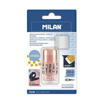 Eraser and Pencil Sharpener Set Milan Swims