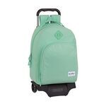 School Rucksack with Wheels 905 BlackFit8 Turquoise