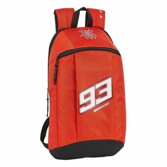 Casual Backpack Marc Marquez M821 Red Black (22 x 39 x 10 cm)