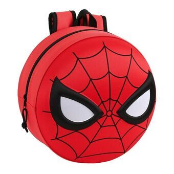 3D Child bag Spiderman 642267358 Black Red 31 x 31 x 10 cm