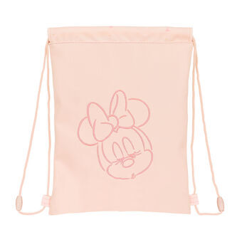 Backpack with Strings Minnie Mouse Pink (26 x 34 x 1 cm)