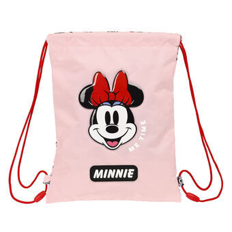 Backpack with Strings Minnie Mouse Me time Pink (26 x 34 x 1 cm)