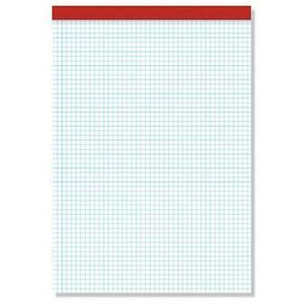 Notepad Pacsa 4 mm 80 Sheets 1/8" Printed grid Without lid (10Units)