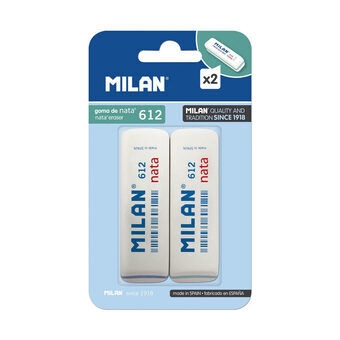 Eraser Milan 612 nata 2 Pieces