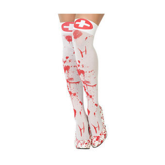 Costume Stockings Blood One size White Halloween