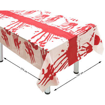 Tablecloth Halloween Red 274 x 137 cm