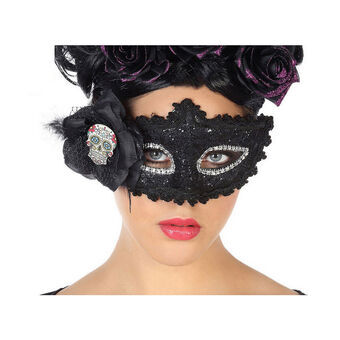 Blindfold Skull Black Halloween