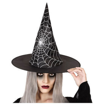 Hat Witch Cobweb Sorceress Grey