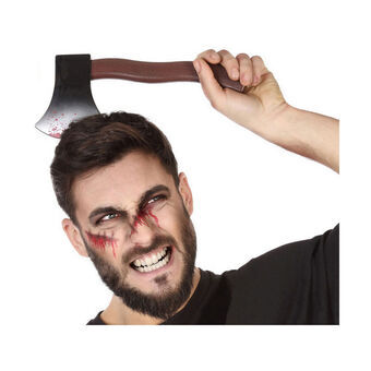 Headband Axe Brown Red Halloween Terror