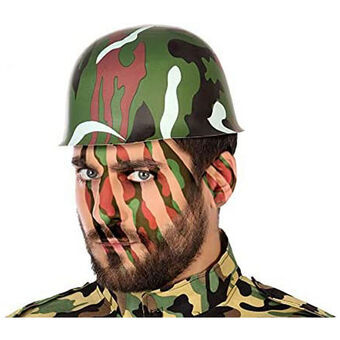 Helmet Green Camouflage (One size)