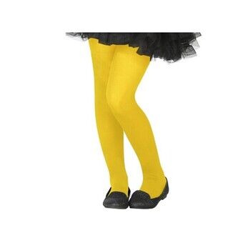 Stockings Girl One size Costume Yellow