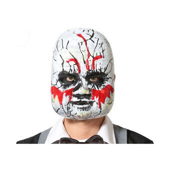 Mask Halloween Evil Doll White
