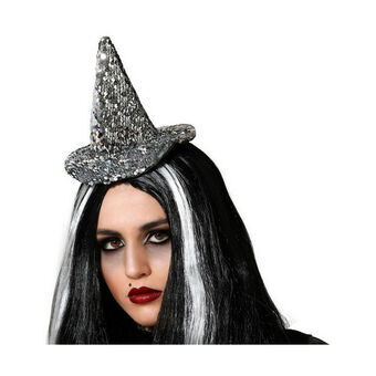 Headband Witch Black Silver