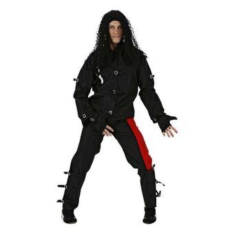 Costume for Adults 110866 Black (2 pcs) Pop Star