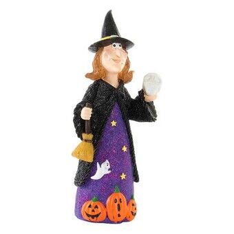 Halloween Decorations DKD Home Decor Resin Witch (11 x 11 x 25 cm)