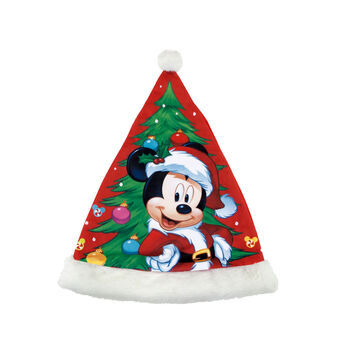 Father Christmas Hat Mickey Mouse Happy smiles Children\'s 37 cm