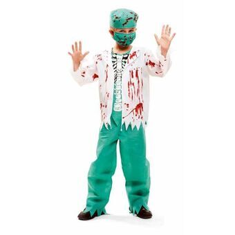 Costume for Children My Other Me Skeletal Surgeon 10-12 Years Green (4 Pieces)
