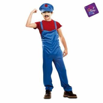 Costume for Children 3 Pieces Plumber