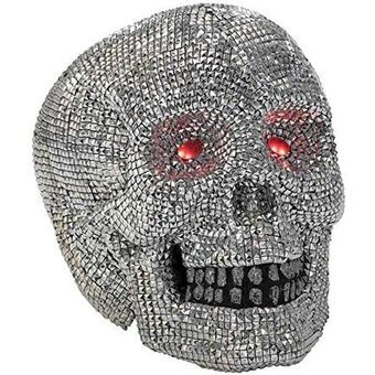 Halloween Decorations My Other Me Light Red Skull