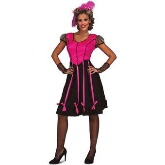 Costume for Adults Saloon Pink Size M