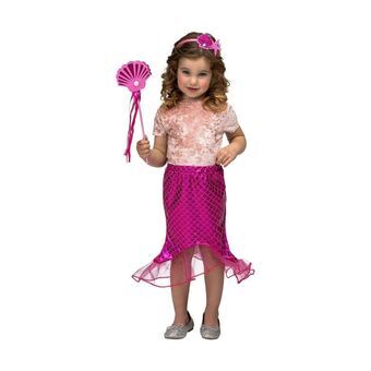 Costume for Children My Other Me Mermaid Pink Tutu 3-6 years (3 Pieces)