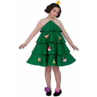 Costume for Children My Other Me Green Christmas Tree M 5-6 Years