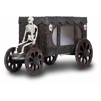 Halloween Decorations My Other Me Skull Carriage 18 x 31 x 18 cm
