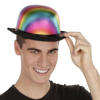 Bowler Hat My Other Me     Multicolour Rainbow One size