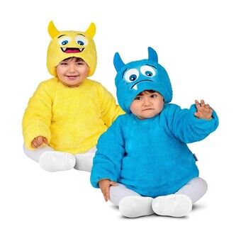 Costume for Children My Other Me Blue Monster Reversible 6-12 Months
