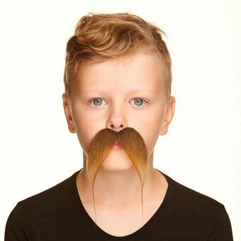 Moustache My Other Me Brown Children\'s