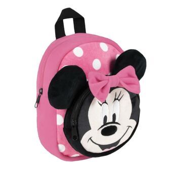 School Bag Minnie Mouse Pink 18 x 22 x 8 cm