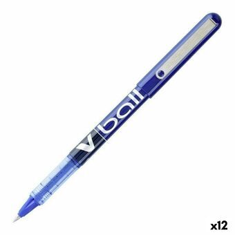 Roller Pen Pilot V Ball 0,7 mm Blue Metal/Plastic (12 Units)