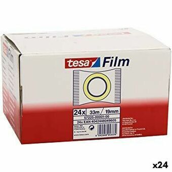 Adhesive Tape TESA 19 mm 33 m Transparent (24 Units)