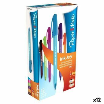 Pen Paper Mate Inkjoy 12 Pieces Multicolour 1 mm (12 Units)