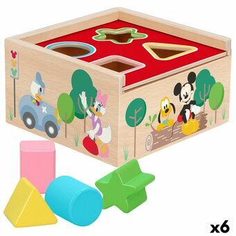 Child\'s Wooden Puzzle Disney 5 Pieces 13,5 x 7,5 x 13 cm (6 Units)